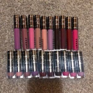 Lorac lipsticks/matching lipgloss lot of 20